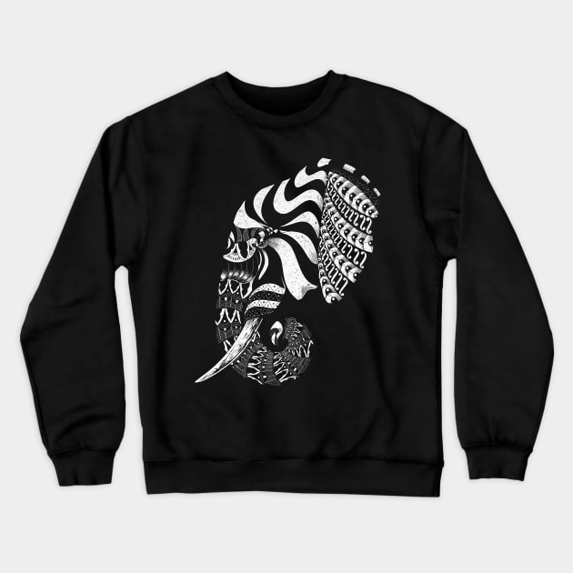 Cool Elephant Crewneck Sweatshirt by King Tiger